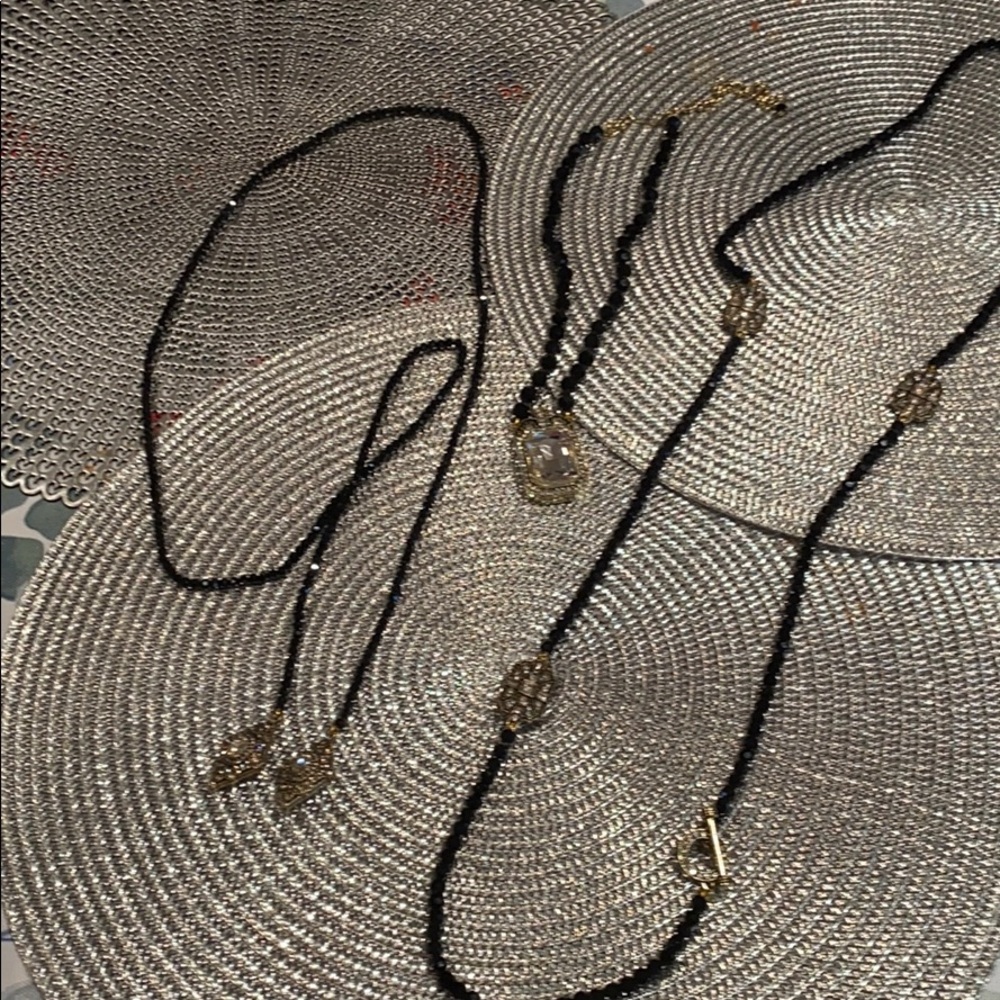 Heidi Daus Art Deco 3 piece necklaces suite.